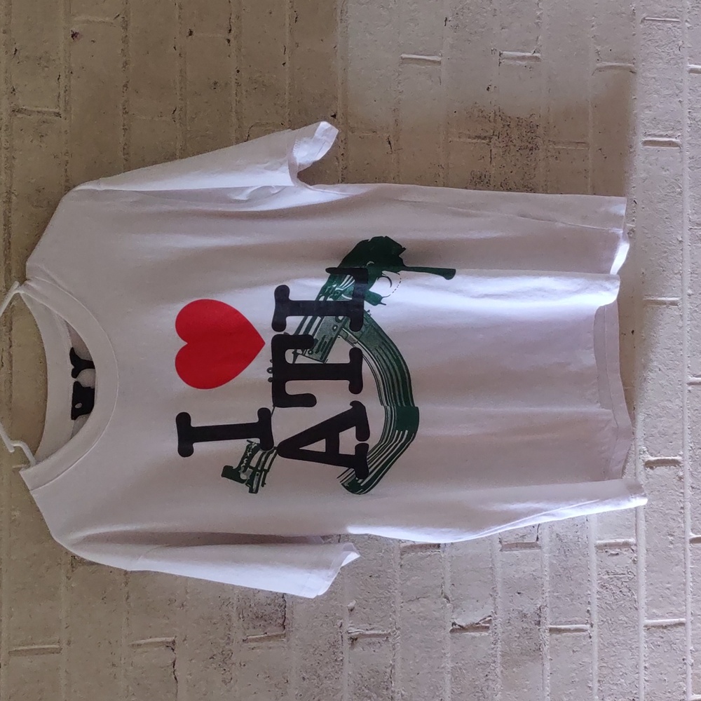 White VLone I ❤️ ATL tee